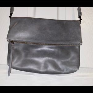 ABLE Menbere Foldover Crossbody Bag - Slate